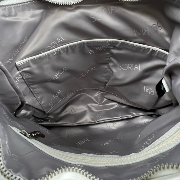 Sorial Leather White Hobo Bag - Picture 14 of 16